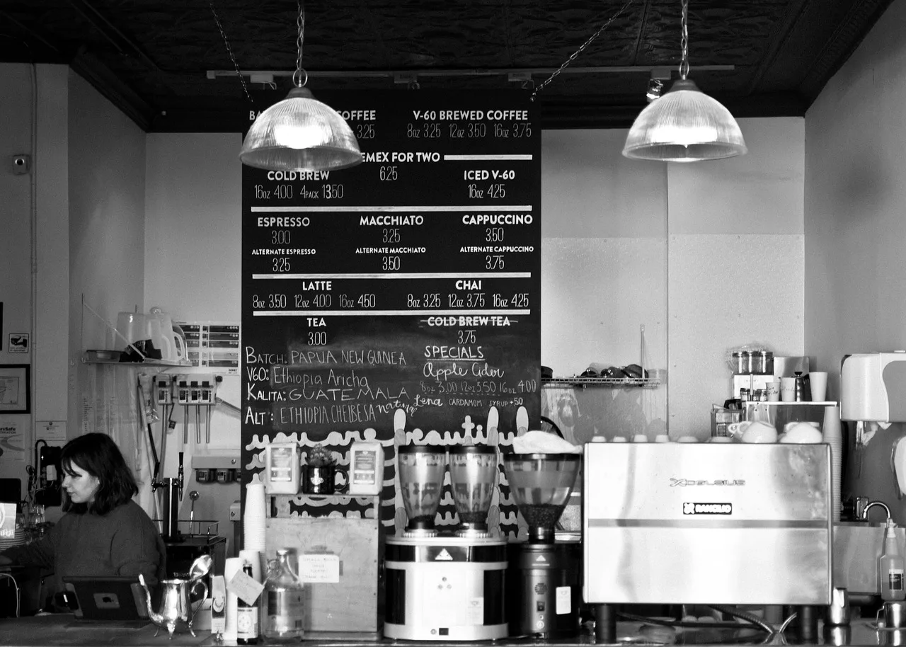 business, establishments, shops, coffee, cafe, menu, counter, customer, employee, gray business, gray coffee, gray shopping, gray shop, coffee, coffee, cafe, cafe, cafe, cafe, cafe, menu